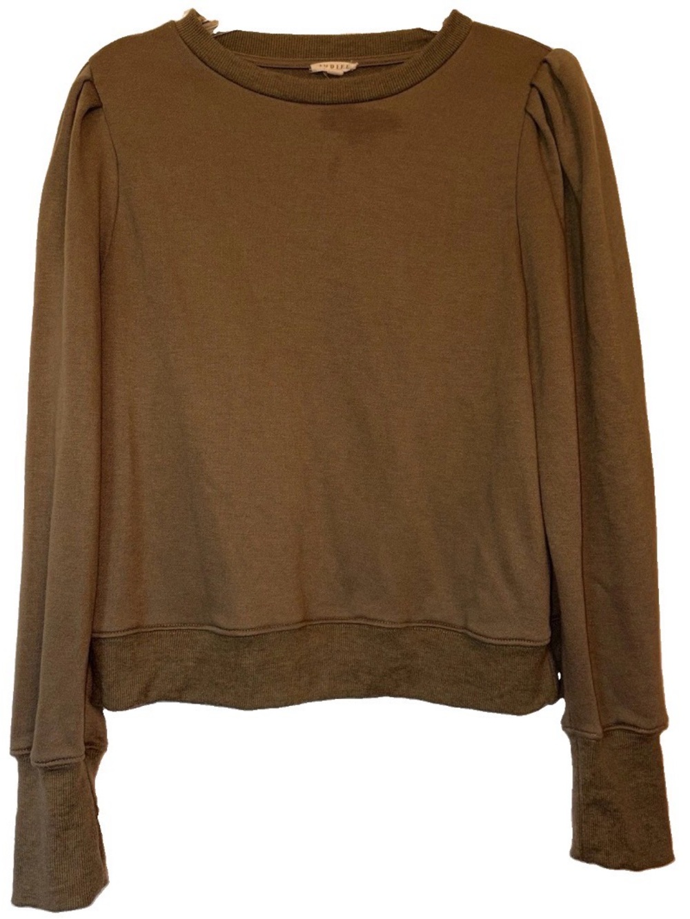 JODIFL Olive Green Crew Neck Sweater